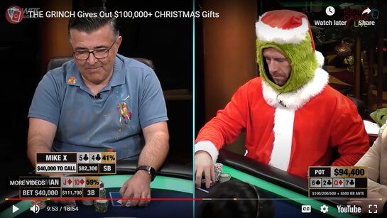The most (non) poker Christmas: Twitter already started celebrating