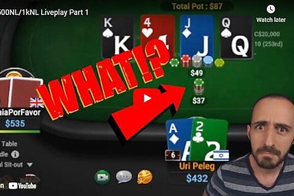 Sometimes people behave disrespectfully! Uri Peleg plays NL1k