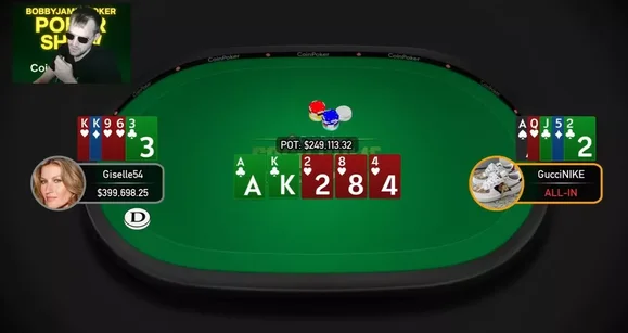 Giselle54 vs. GucciNIKE:  Highest Stakes Heads-Up PLO & PLO5