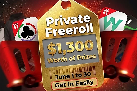 Enter a $700 Private Freeroll with Extra $600 of Software Gifts