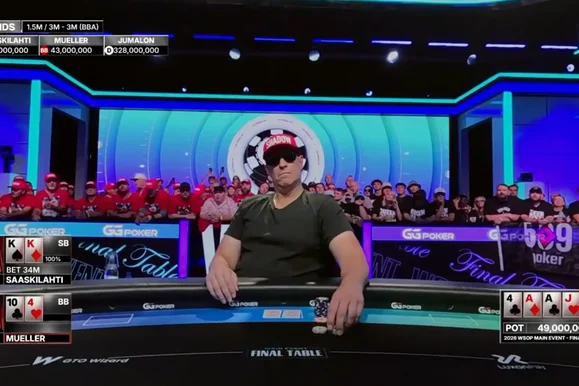 The 2026 WSOP Main Event Final Table – Part B: Jumalon & Saaskilahti Remain