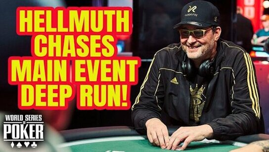 Peeking into Hellmuth's Cards on Day 2 of the WSOP Main Event