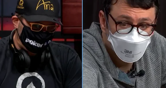 Ike Haxton Wearing Mask is "Bad for Poker" Says Phil Hellmuth