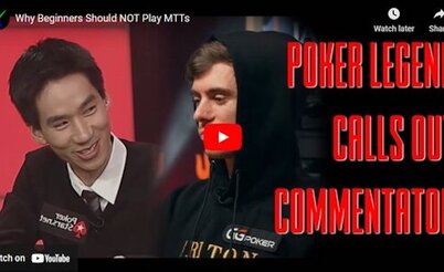 7 big blinds deep, and why beginners should not play MTT