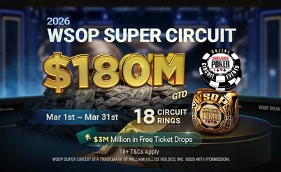 $180M & 18 WSOP-C Rings at GGPoker, SCOOP 2026 at $45M & More Site Promotions