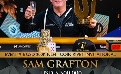 Triton Super High Roller Series: Sam Grafton beats Linus Loeliger to win the $200,000 tournament