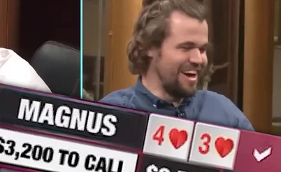 Don't Bluff the Guy With an IQ of 180+ (Magnus Carlsen on Hustler Casino)