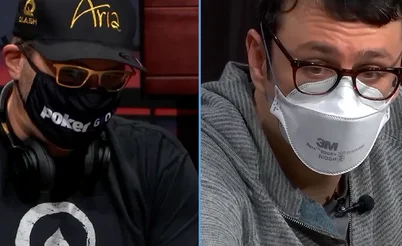 Ike Haxton Wearing Mask is "Bad for Poker" Says Phil Hellmuth