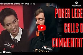7 big blinds deep, and why beginners should not play MTT