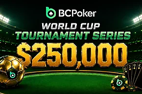 BCPoker Daily Freerolls, Cash Drops & a World Cup Tournament Series