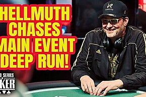 Peeking into Hellmuth's Cards on Day 2 of the WSOP Main Event