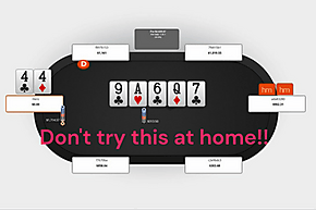 Three Pots With an Underpair to the Board is a Standard Cooler