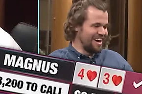 Don't Bluff the Guy With an IQ of 180+ (Magnus Carlsen on Hustler Casino)