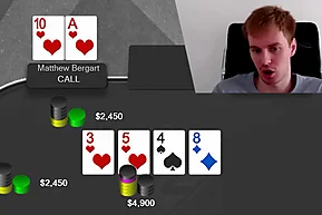 Matthew Bergart High Stakes Hands Analyzed by Avr0ra