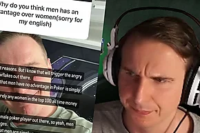 Bencb: "Men Have Advantages in Poker" (Twitter Explodes)